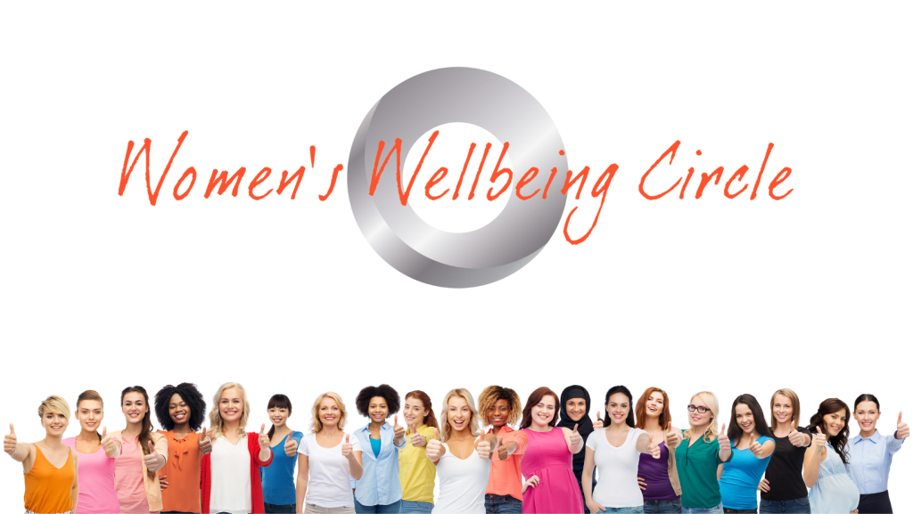 Women's Wellbeing Circle platinum logo showing women of different ages, nationalities and stages of life